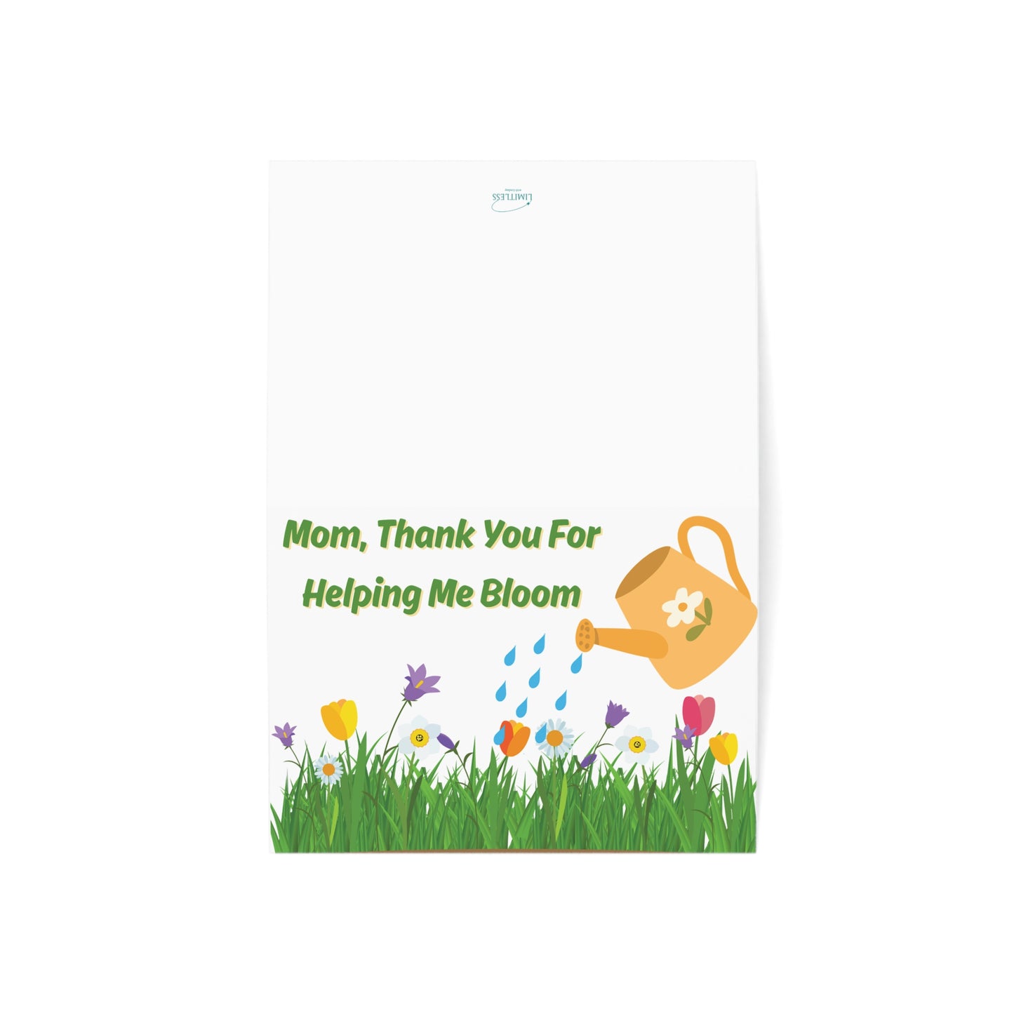 Mother's Day Card, Heartfelt Card for Mom, Mom Birthday Card with Floral, Card with Blank Inside, Card with Envelope