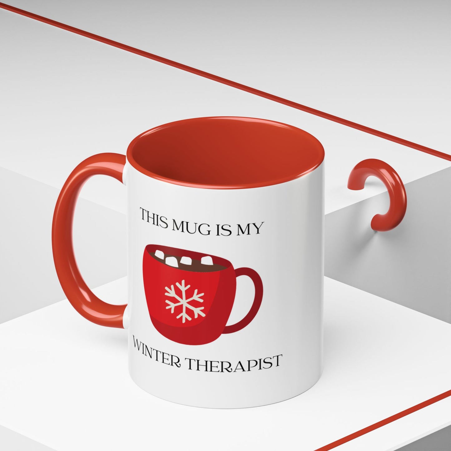 Winter Self Care Mug (11oz or 15oz), Holiday Gift, Cozy Winter Mug, Self Love Mug, Funny Mug, Inspirational Mug