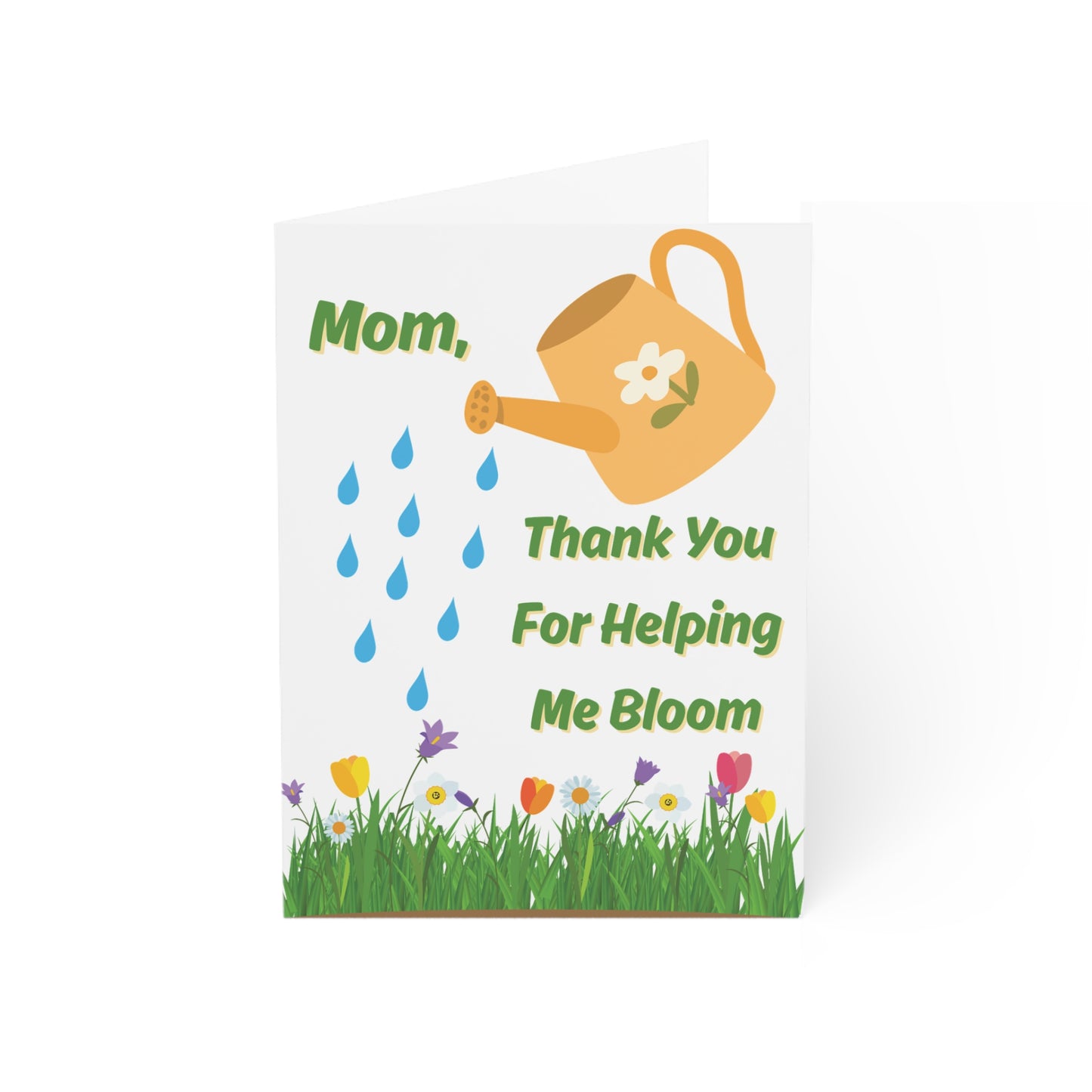Mother's Day Card, Heartfelt Card for Mom, Mom Birthday Card with Floral, Card with Blank Inside, Card with Envelope