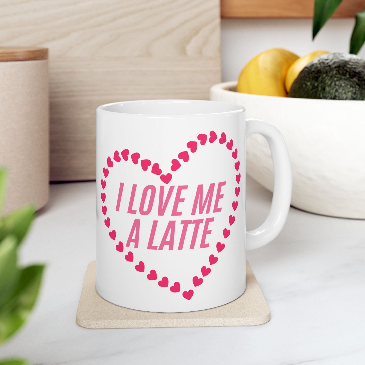 Self Love Mug, Self Care Item, Gift for Her, Valentines Day Gift, Birthday Gift, I Love Me a Latte Mug