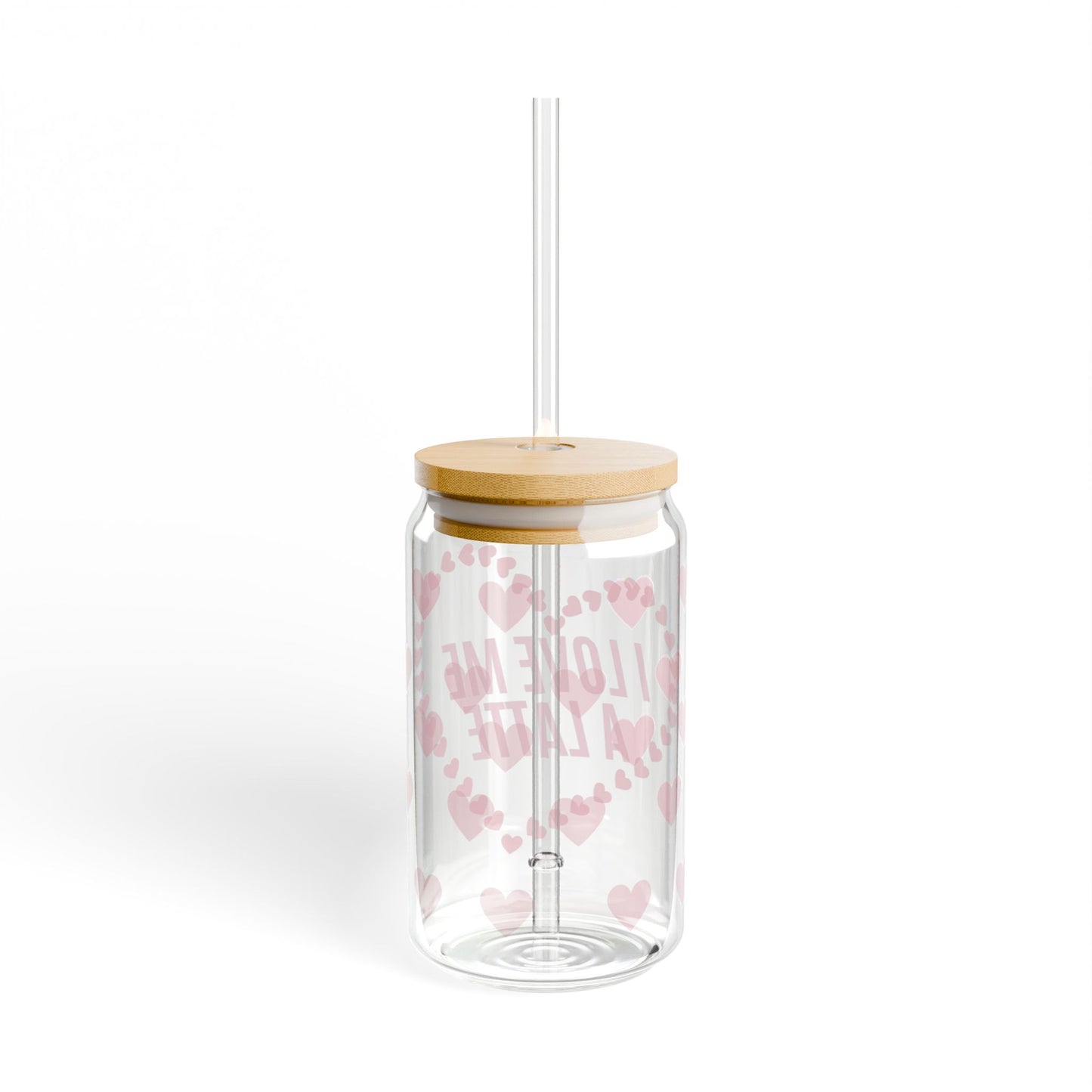 Self Love Sipper Glass, Self Care Tumbler, Valentines Day Gift, Gifts for Her, Cute Cup, Iced Coffee Cup