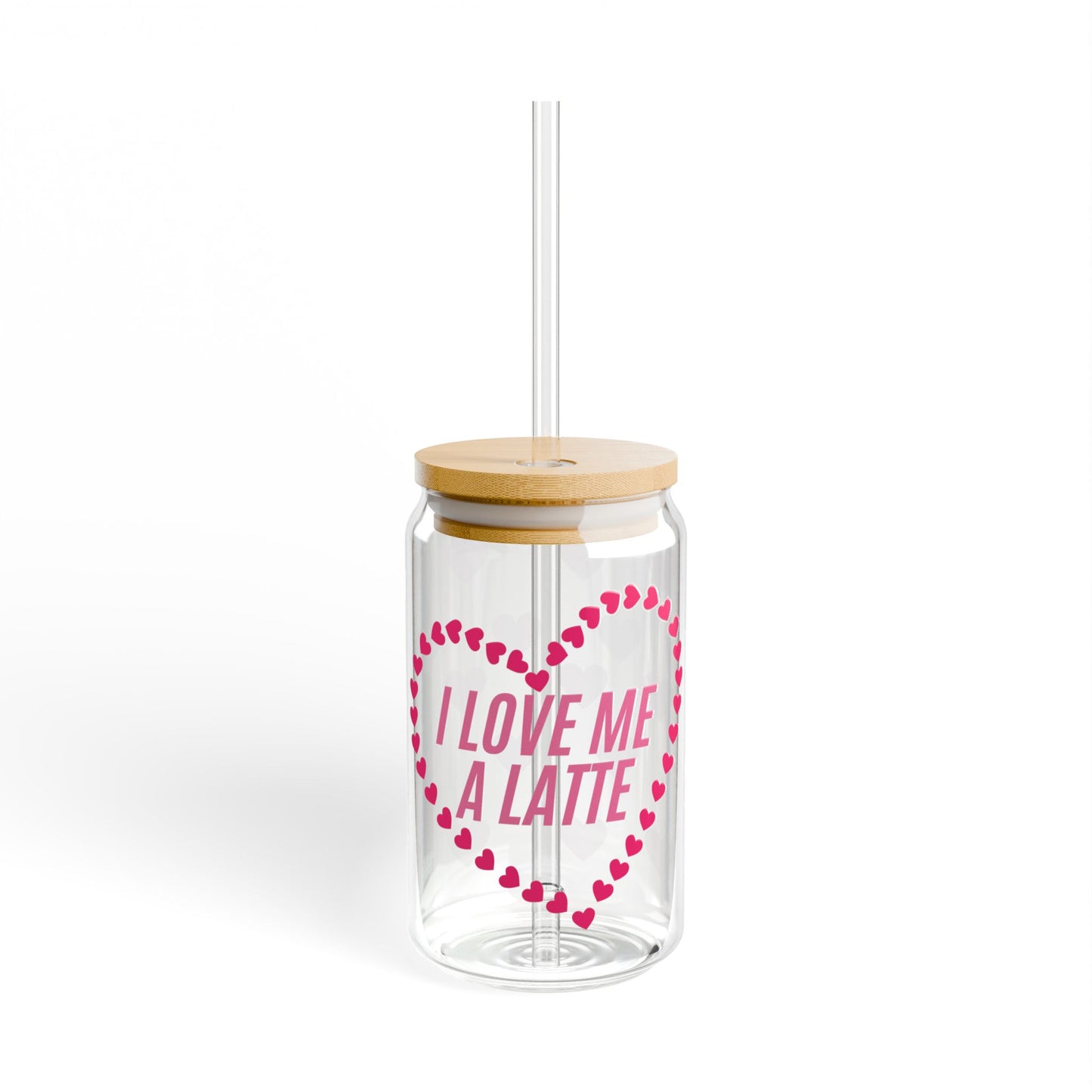 Self Love Sipper Glass, Self Care Tumbler, Valentines Day Gift, Gifts for Her, Cute Cup, Iced Coffee Cup