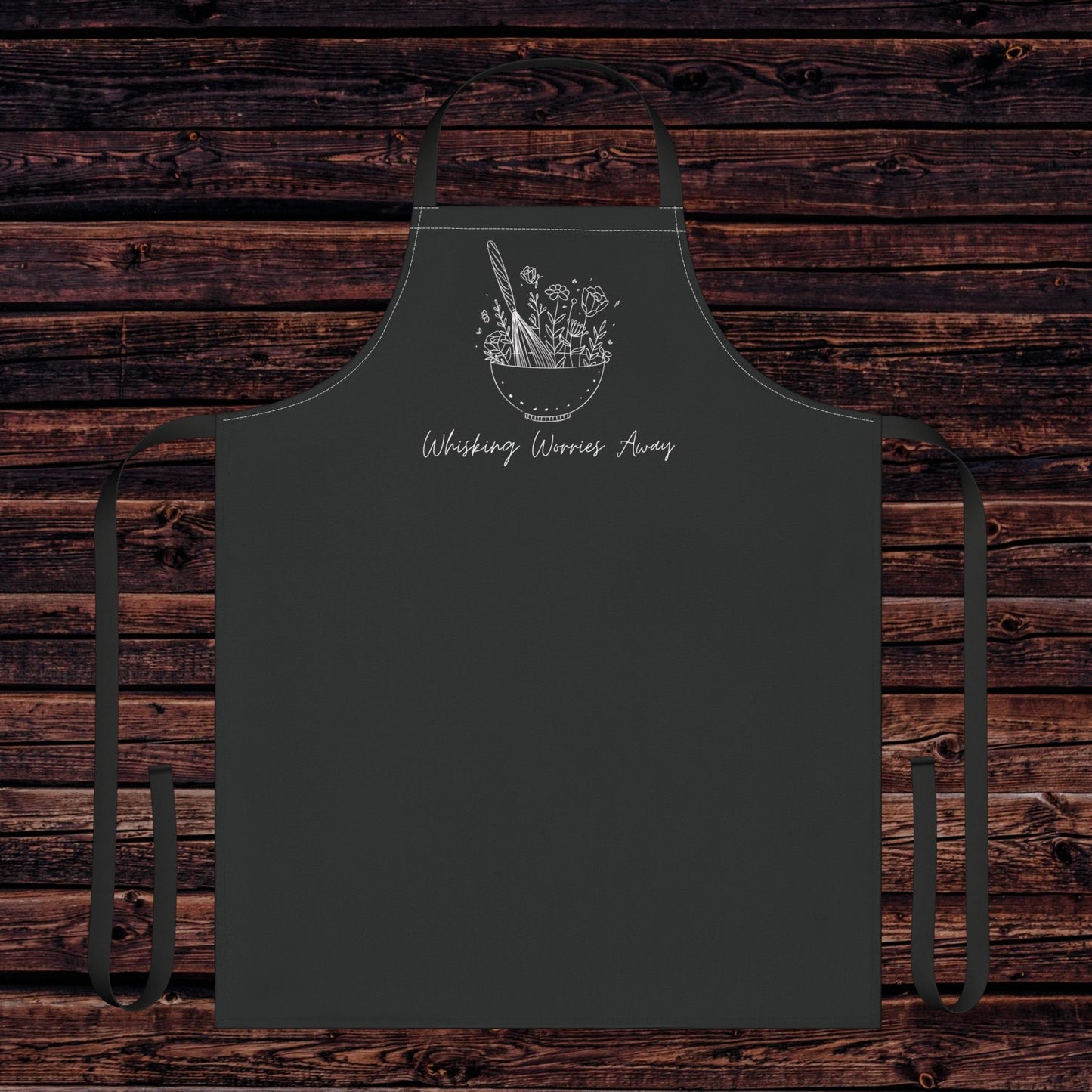 Whisking Worries Away Apron - Stylish Chef's Gift, Kitchen Essential, Baking or Cooking Gift, Baking Accessory, Mothers Day, Gift for Her