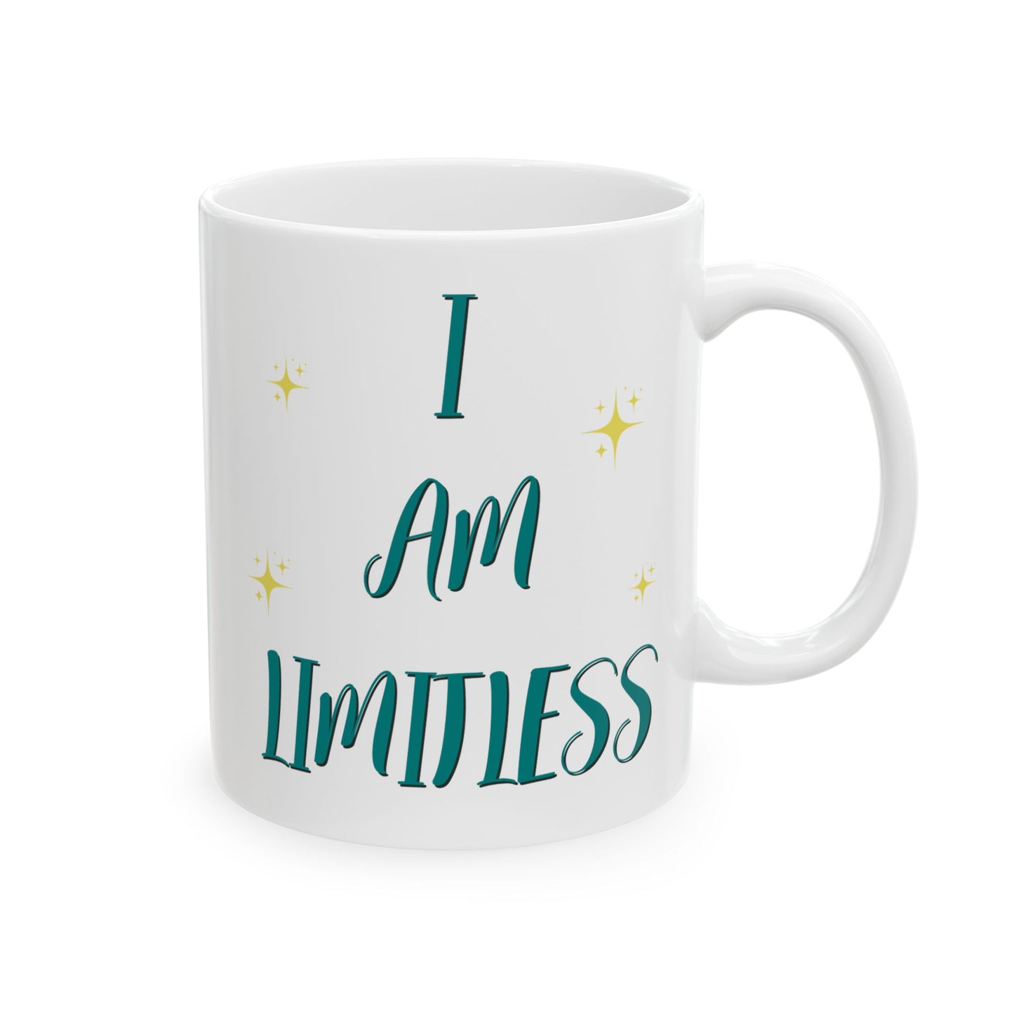I Am Limitless Mug, Self Care Gift, Mental Health, Inspirational, Motivational Coffee Cup, Empowering Tea Mug, Gift for Her
