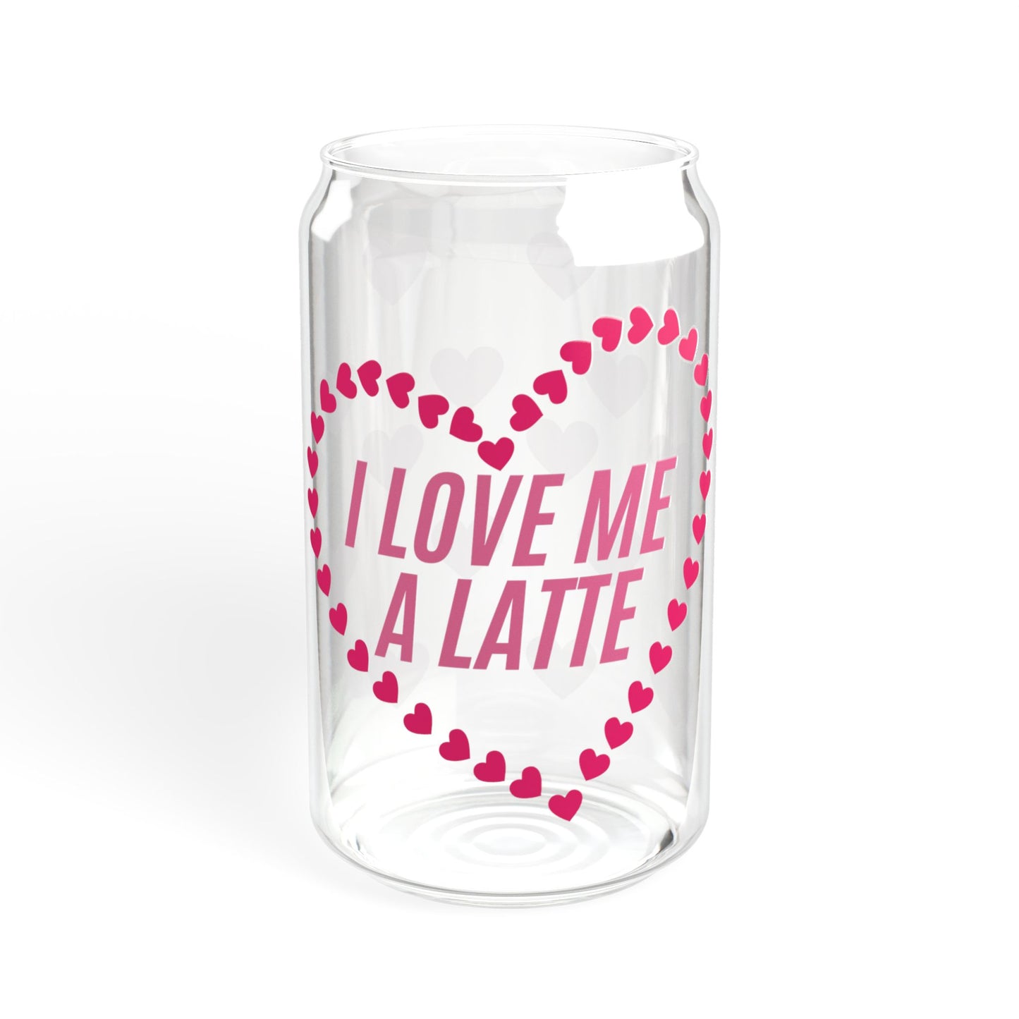 Self Love Sipper Glass, Self Care Tumbler, Valentines Day Gift, Gifts for Her, Cute Cup, Iced Coffee Cup