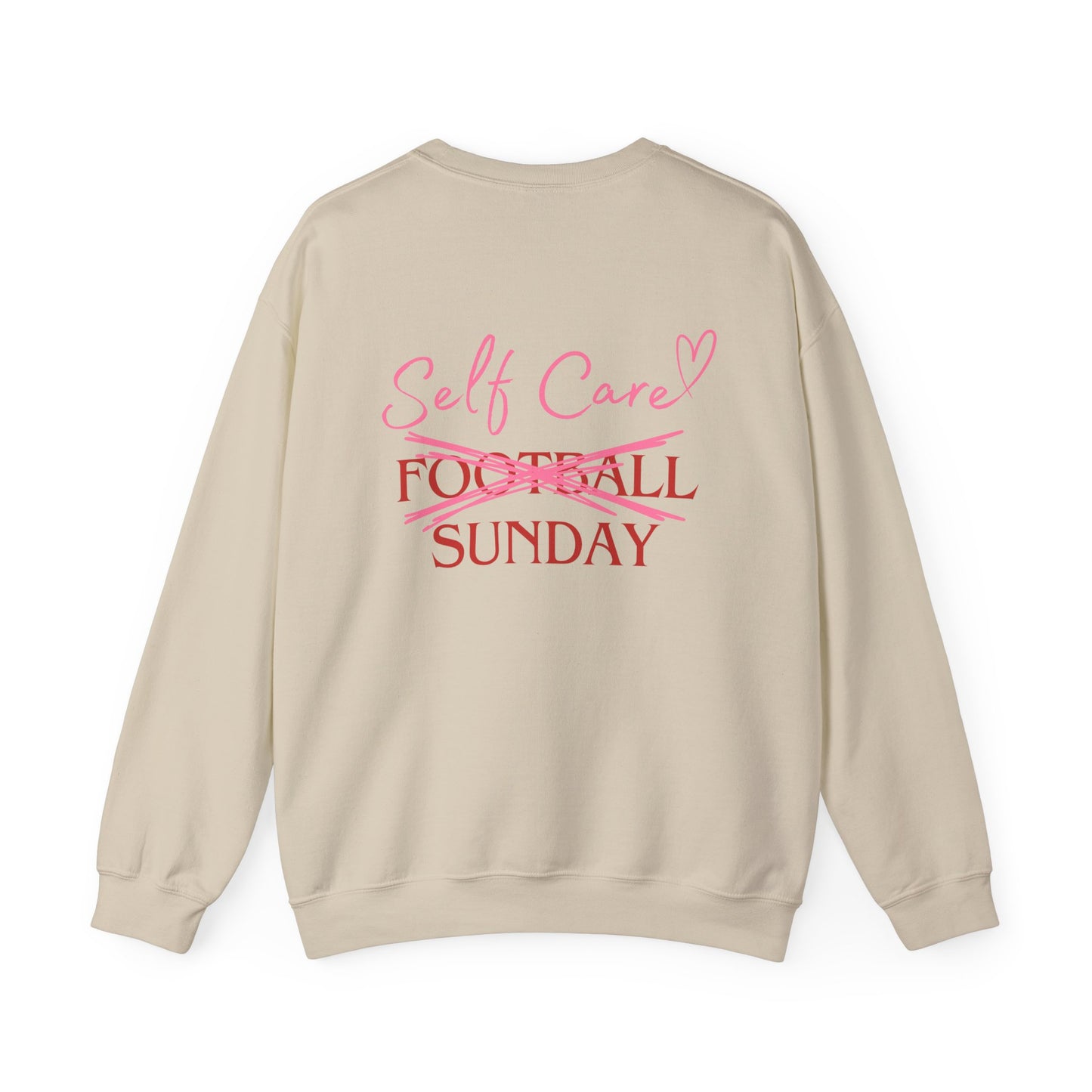 Self Care Sunday Crewneck Sweatshirt, Football Sunday, Cute Unisex Sweatshirt, Funny Sweatshirt, Gifts for Her, FREE SHIPPING