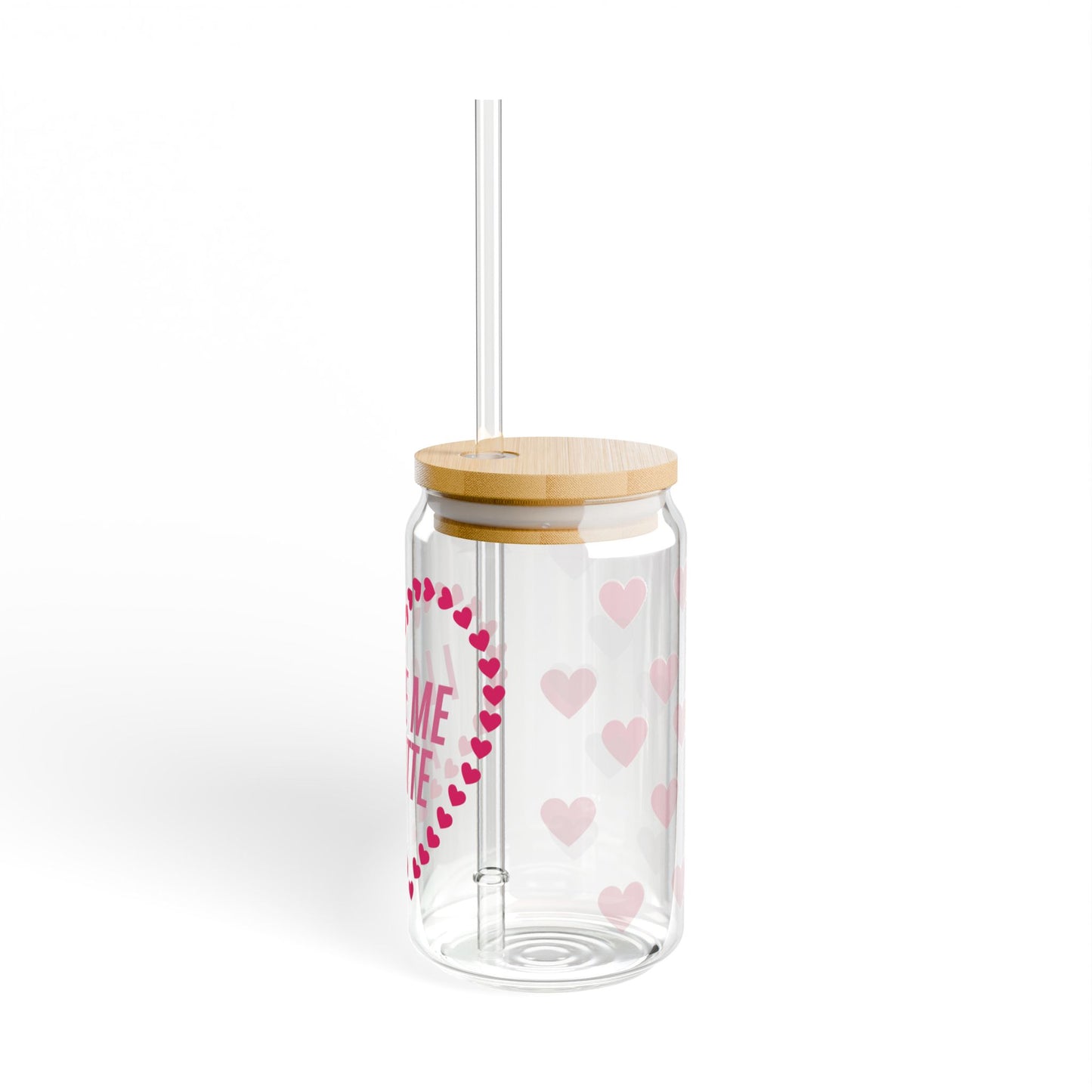 Self Love Sipper Glass, Self Care Tumbler, Valentines Day Gift, Gifts for Her, Cute Cup, Iced Coffee Cup