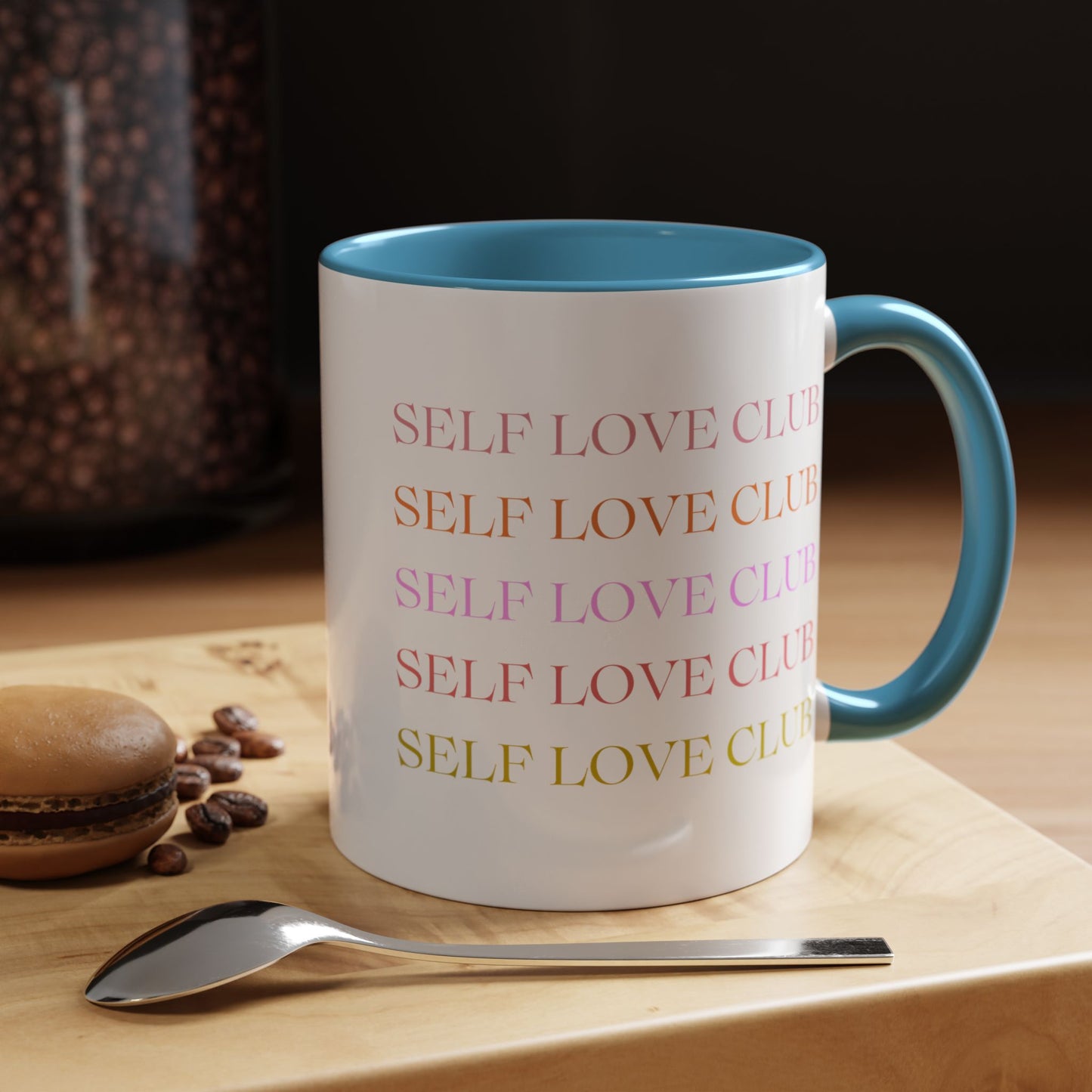 Self Love Club Mug (11oz or 15oz), Self Care Gift, Motivational Mug, Gift for Her
