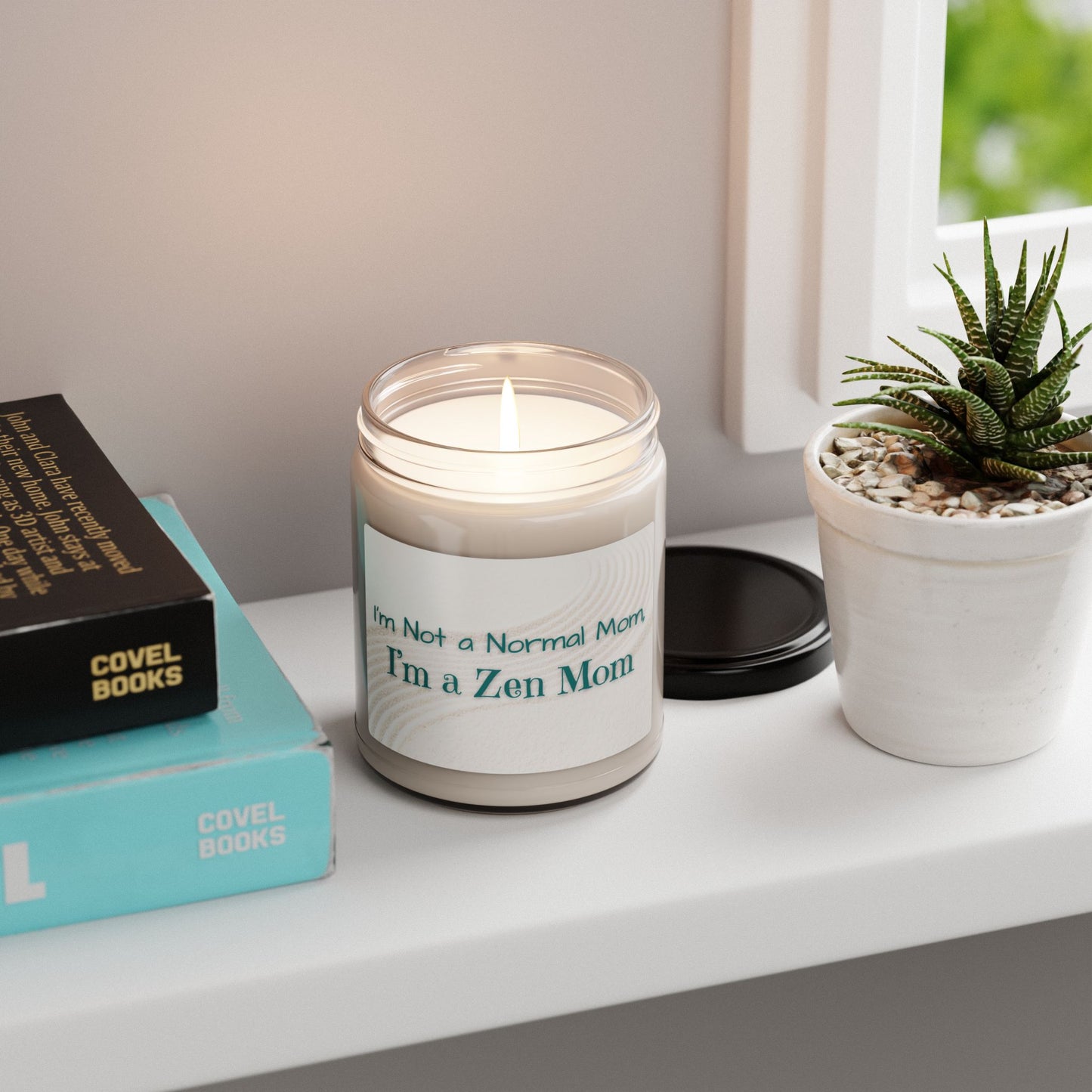 Scented Soy Candle for Mom, Self-Care Candle, Gift for Wellness Mom, Mother's Day, Spa Lover, Zen Mom