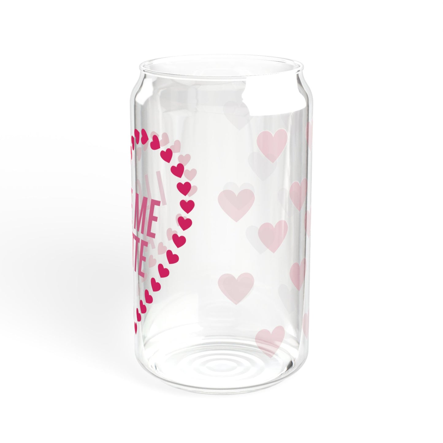 Self Love Sipper Glass, Self Care Tumbler, Valentines Day Gift, Gifts for Her, Cute Cup, Iced Coffee Cup