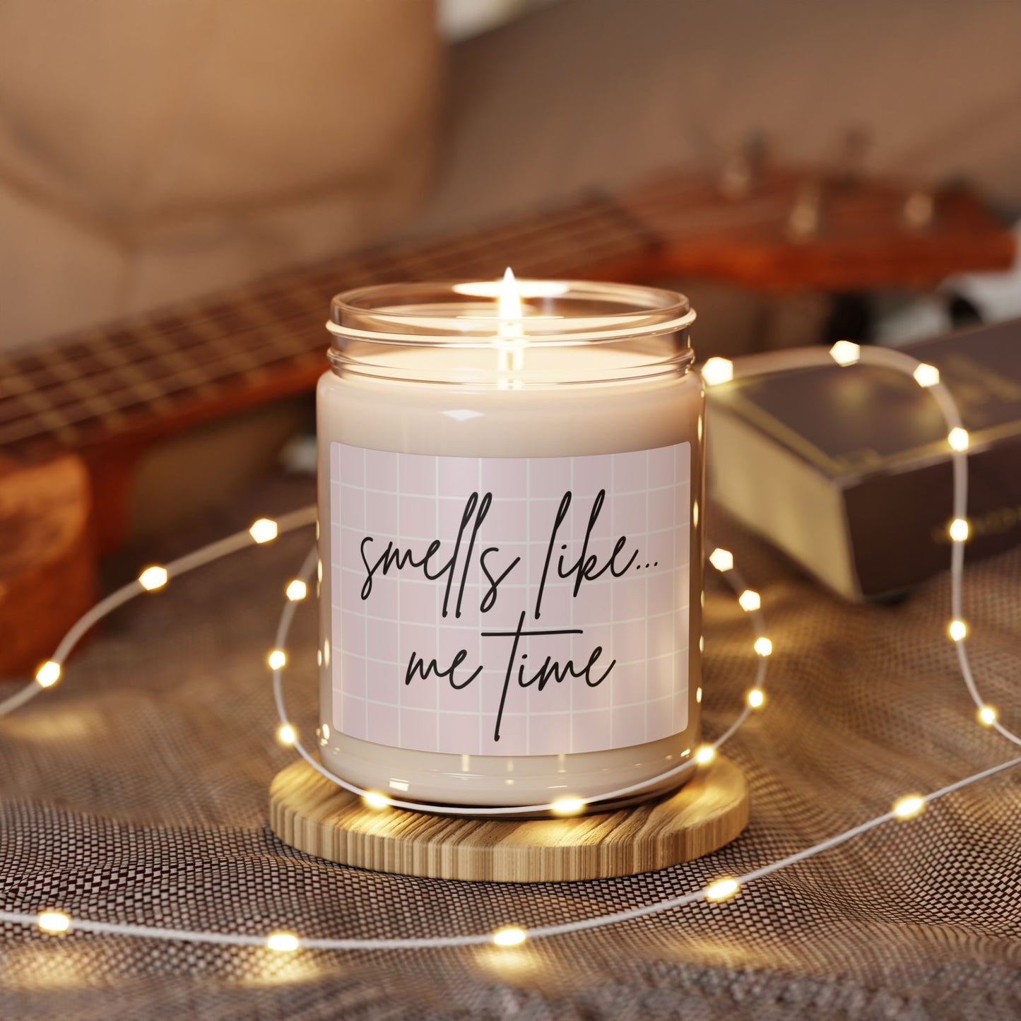 Relaxing Scented Soy Candle, Perfect for Self-Care Moments, Gift for Her, Home Decoration, 'Smells Like... Me Time', Mothers Day Gift