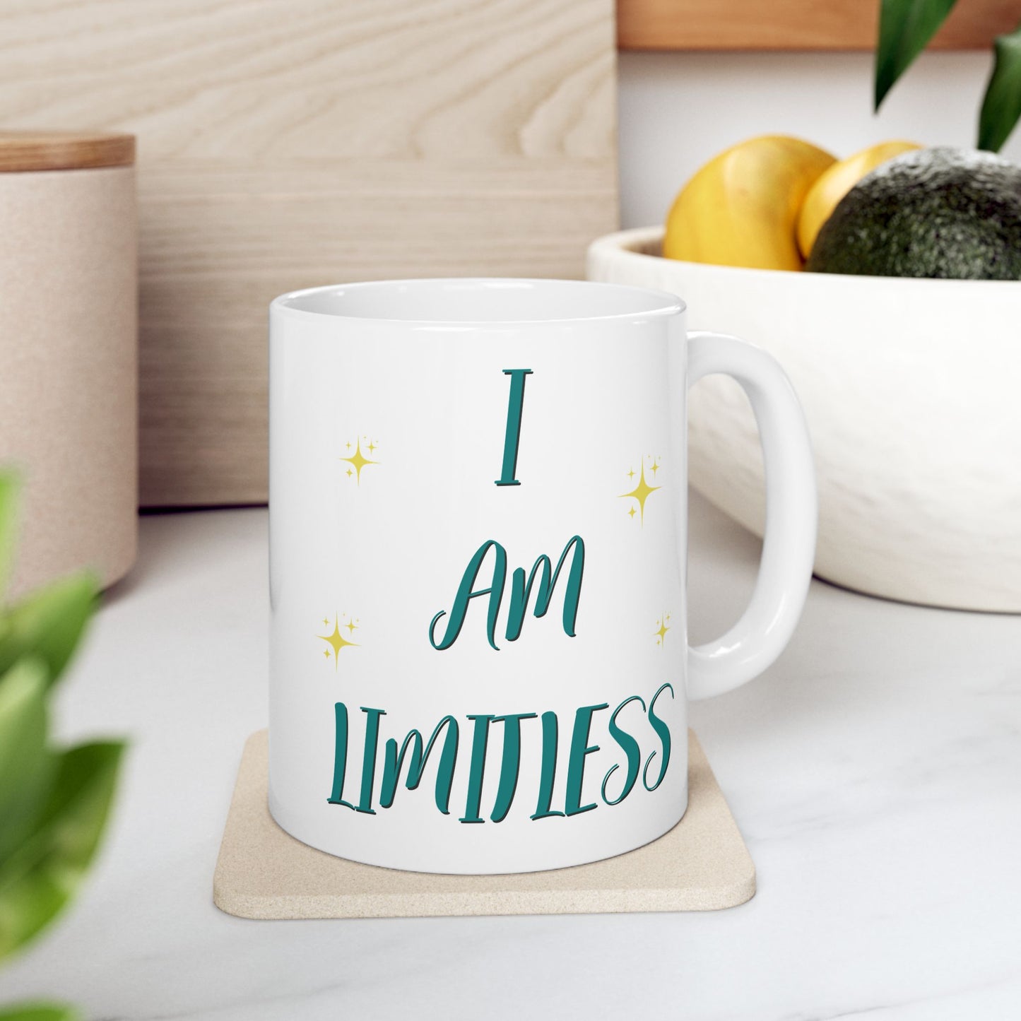 I Am Limitless Mug, Self Care Gift, Mental Health, Inspirational, Motivational Coffee Cup, Empowering Tea Mug, Gift for Her