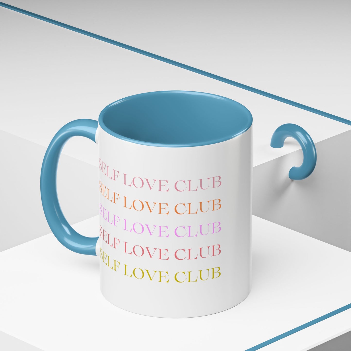 Self Love Club Mug (11oz or 15oz), Self Care Gift, Motivational Mug, Gift for Her