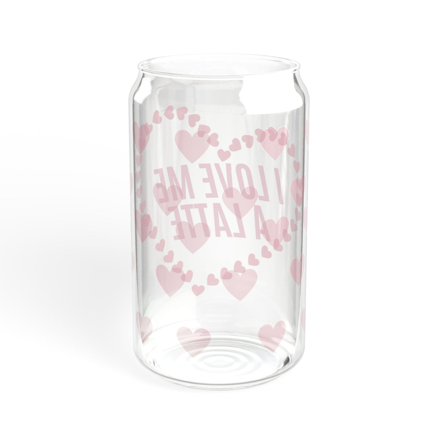 Self Love Sipper Glass, Self Care Tumbler, Valentines Day Gift, Gifts for Her, Cute Cup, Iced Coffee Cup