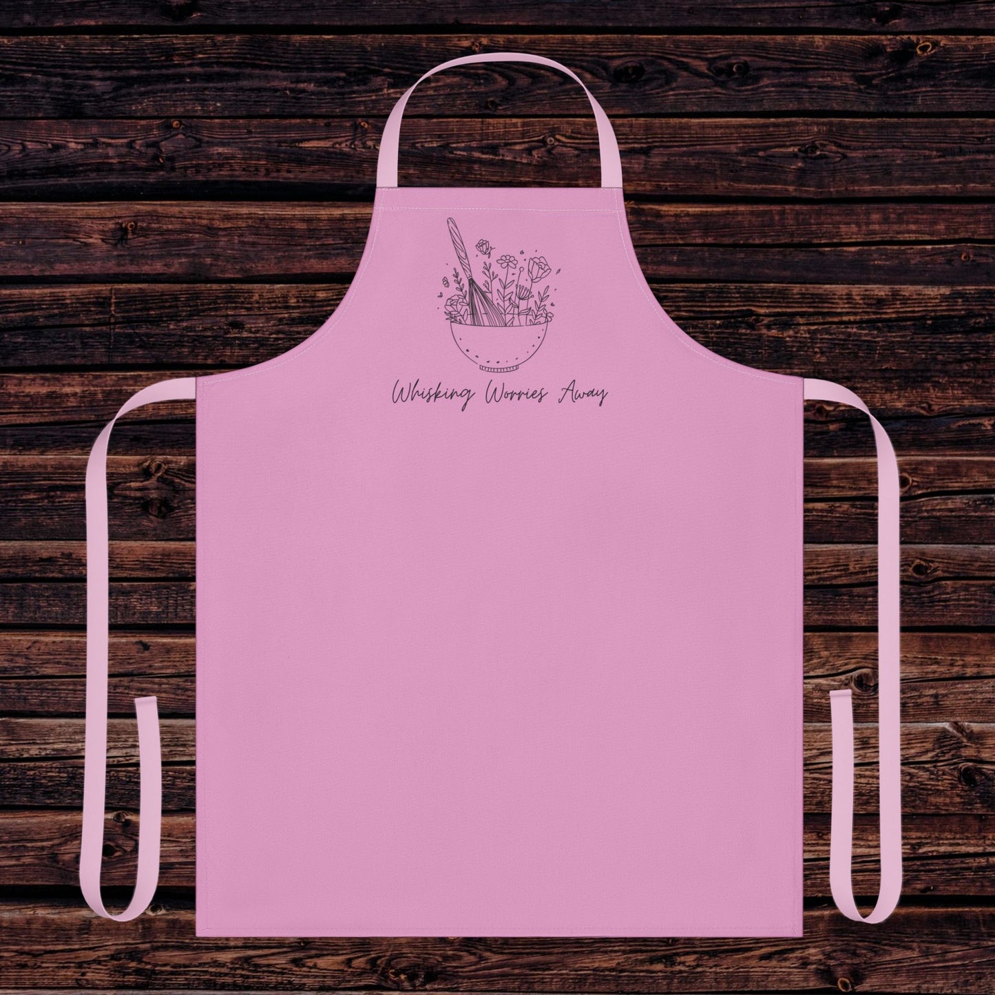 Whisking Worries Away Apron - Stylish Chef's Gift, Kitchen Essential, Baking or Cooking Gift, Baking Accessory, Mothers Day, Gift for Her