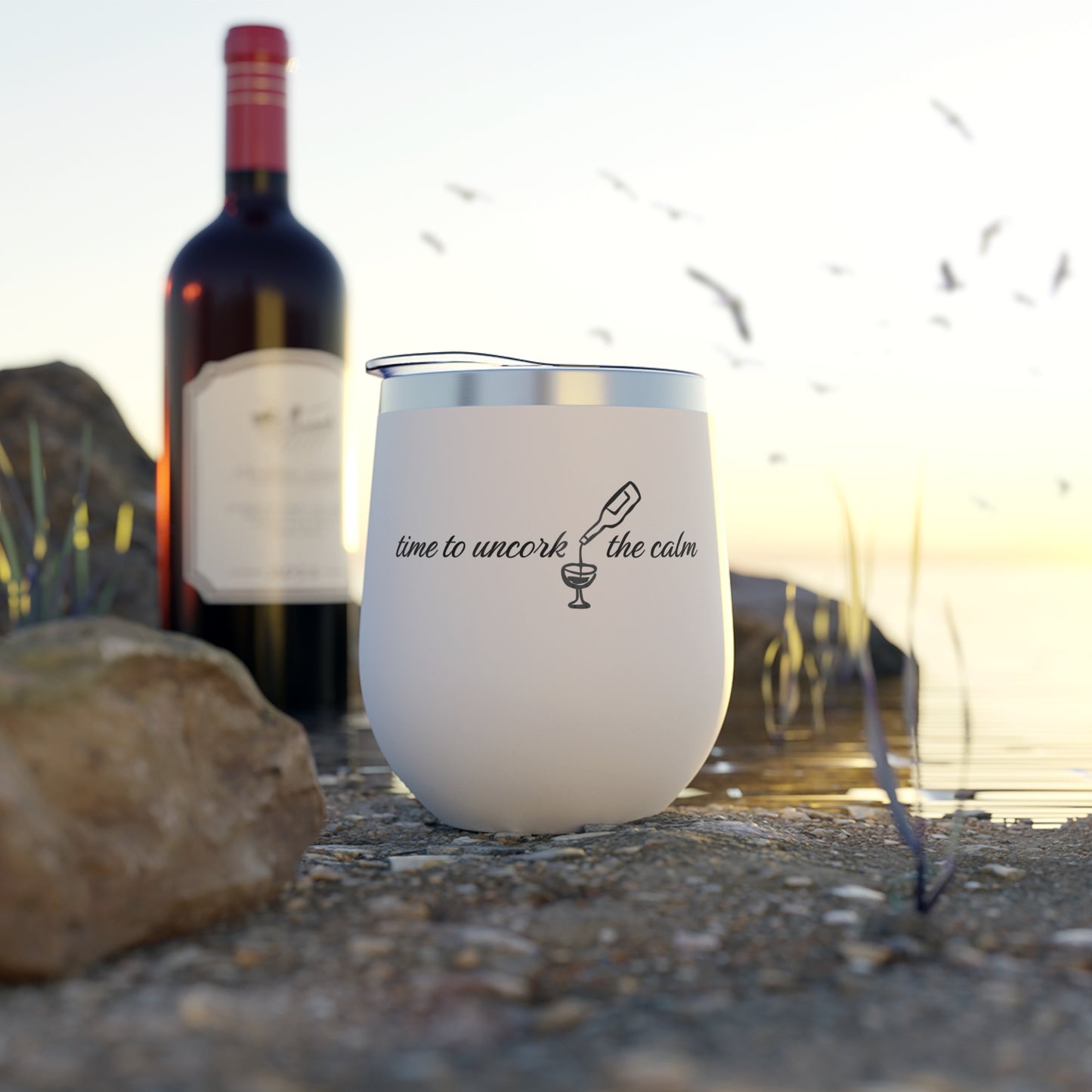 Wine Tumbler, Insulated Stainless Steel Cup, Wine Lover Gift, Wine Accessories, Mothers Day Gift, Funny Gift