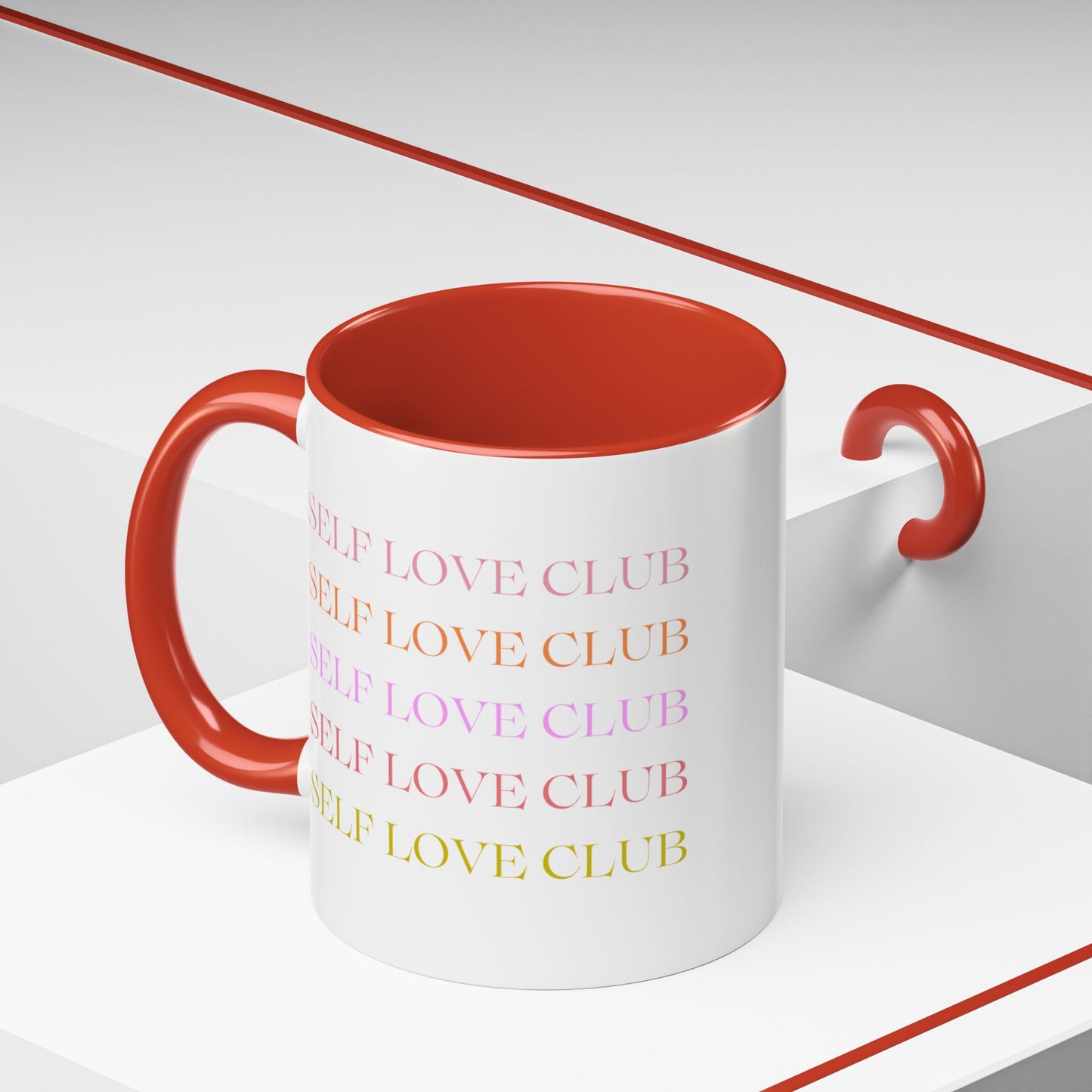 Self Love Club Mug (11oz or 15oz), Self Care Gift, Motivational Mug, Gift for Her