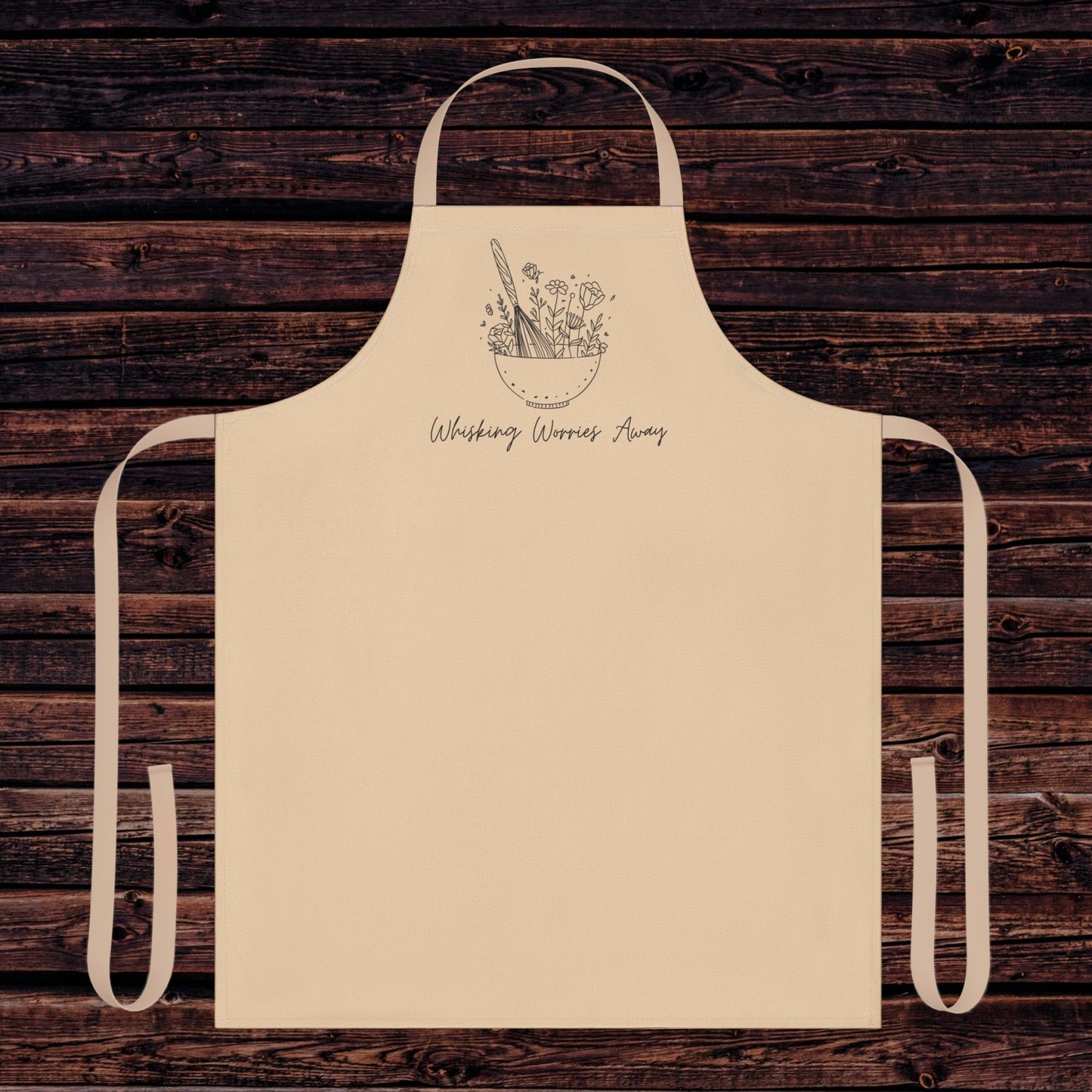 Whisking Worries Away Apron - Stylish Chef's Gift, Kitchen Essential, Baking or Cooking Gift, Baking Accessory, Mothers Day, Gift for Her