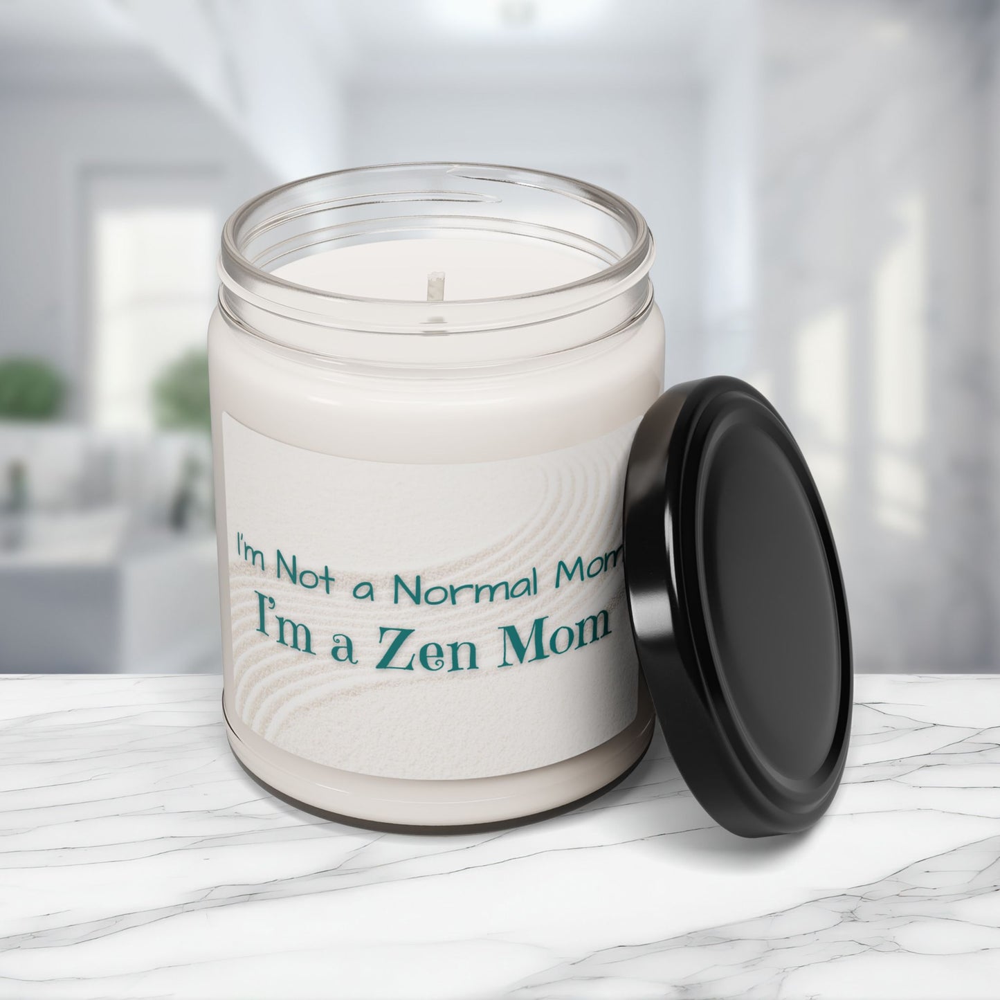 Scented Soy Candle for Mom, Self-Care Candle, Gift for Wellness Mom, Mother's Day, Spa Lover, Zen Mom