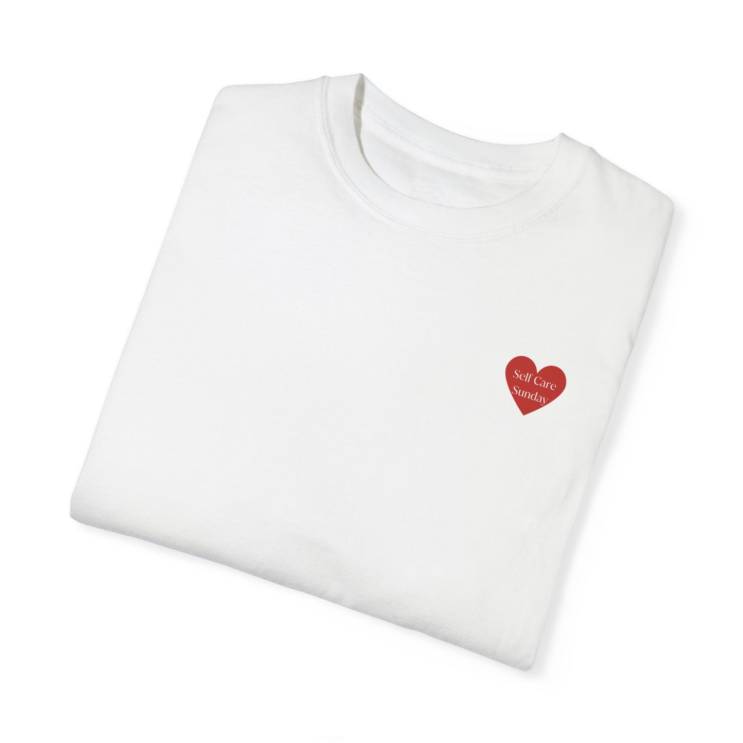 Self Care Sunday Unisex T-Shirt, Comfort Tee, Wellness Apparel, 15 Colors, Mental Health Shirt, Gifts for Her, Self Love Gift