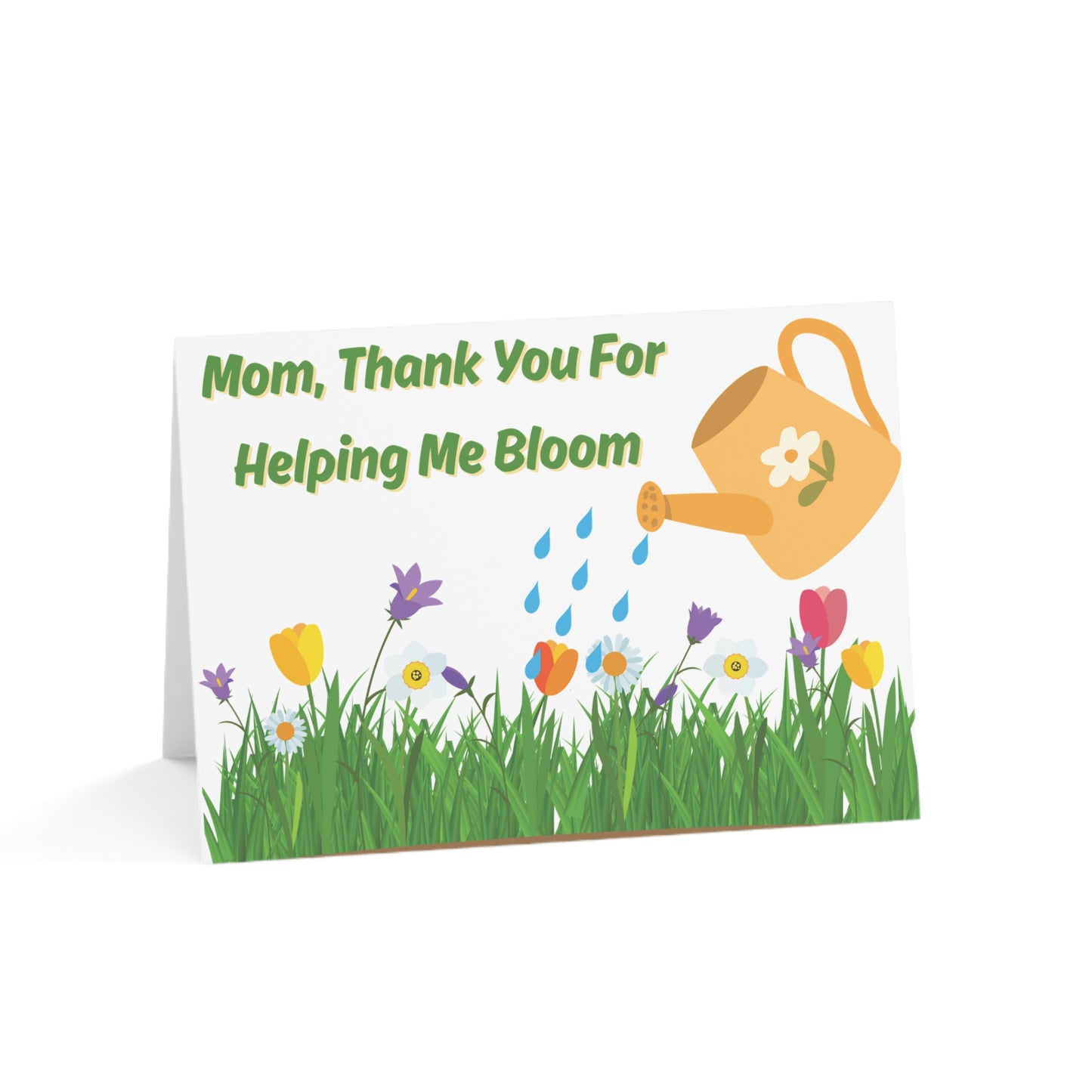 Mother's Day Card, Heartfelt Card for Mom, Mom Birthday Card with Floral, Card with Blank Inside, Card with Envelope