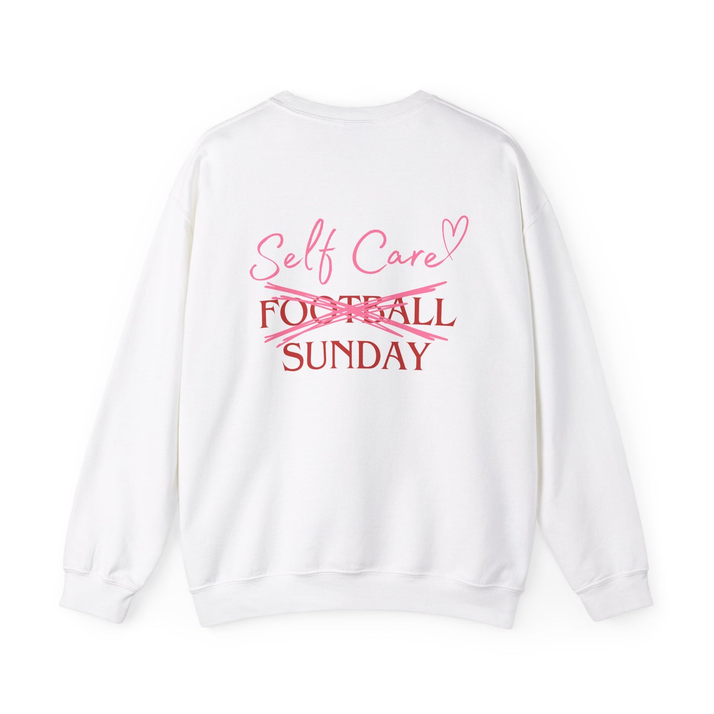Self Care Sunday Crewneck Sweatshirt, Football Sunday, Cute Unisex Sweatshirt, Funny Sweatshirt, Gifts for Her, FREE SHIPPING