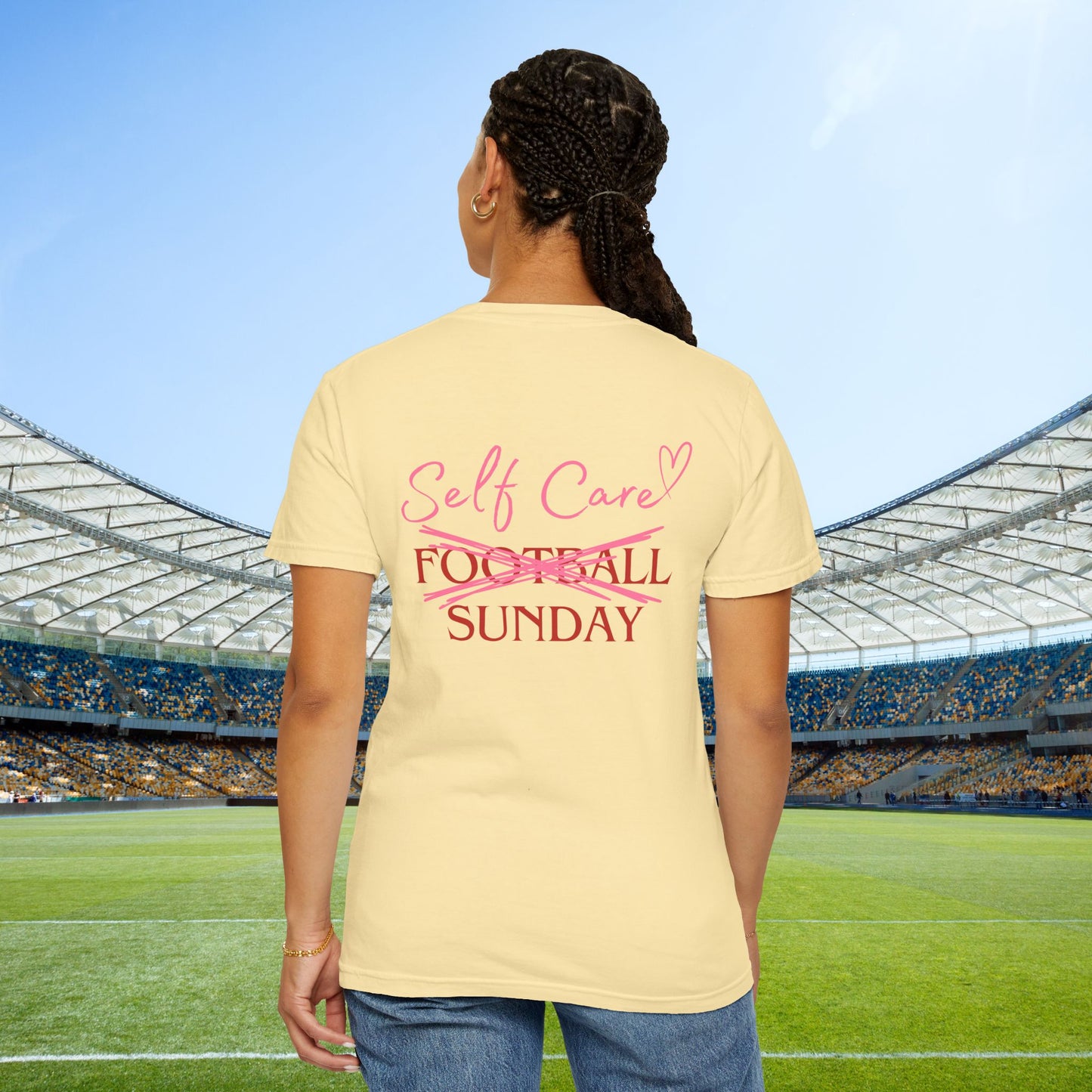 Self Care Sunday T-shirt, Football Sunday Shirt, Gifts for Her, Funny Shirt