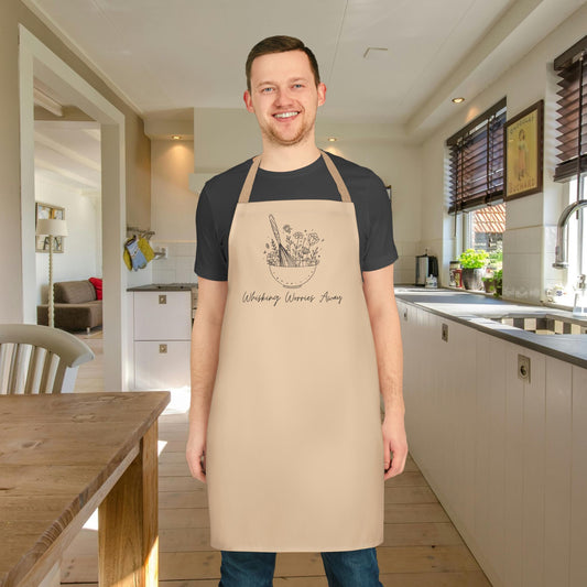 Whisking Worries Away Apron - Stylish Chef's Gift, Kitchen Essential, Baking or Cooking Gift, Baking Accessory, Mothers Day, Gift for Her