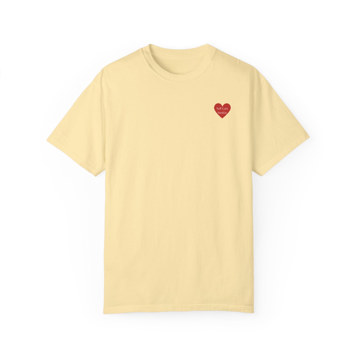 Self Care Sunday Unisex T-Shirt, Comfort Tee, Wellness Apparel, 15 Colors, Mental Health Shirt, Gifts for Her, Self Love Gift