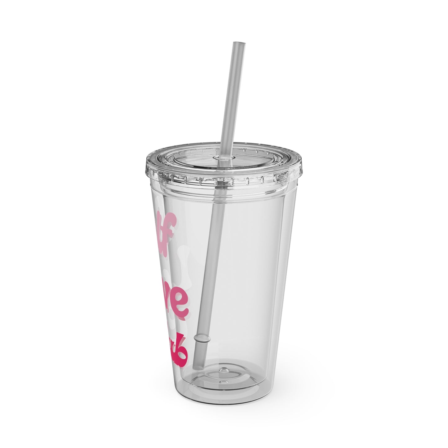 Self Love Club Tumbler, Self Care Cup, Gift for Her, Acrylic Travel Sipper Cup