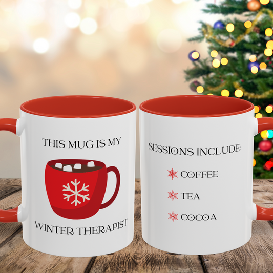 Winter Self Care Mug (11oz or 15oz), Holiday Gift, Cozy Winter Mug, Self Love Mug, Funny Mug, Inspirational Mug