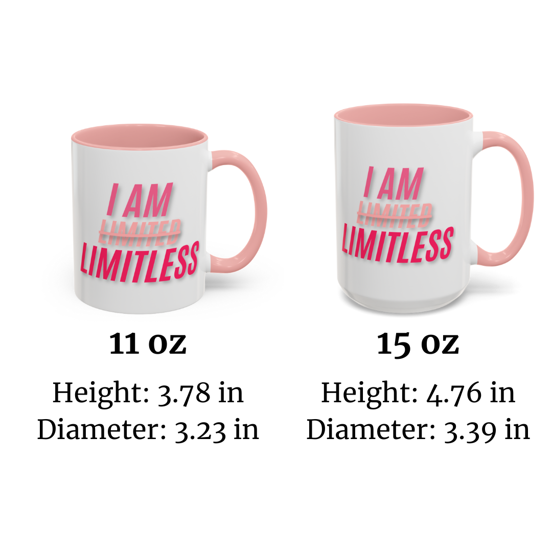 I Am Limitless Mug, Mental Health Mug, Self Love Coffee Cup, Gift for Her