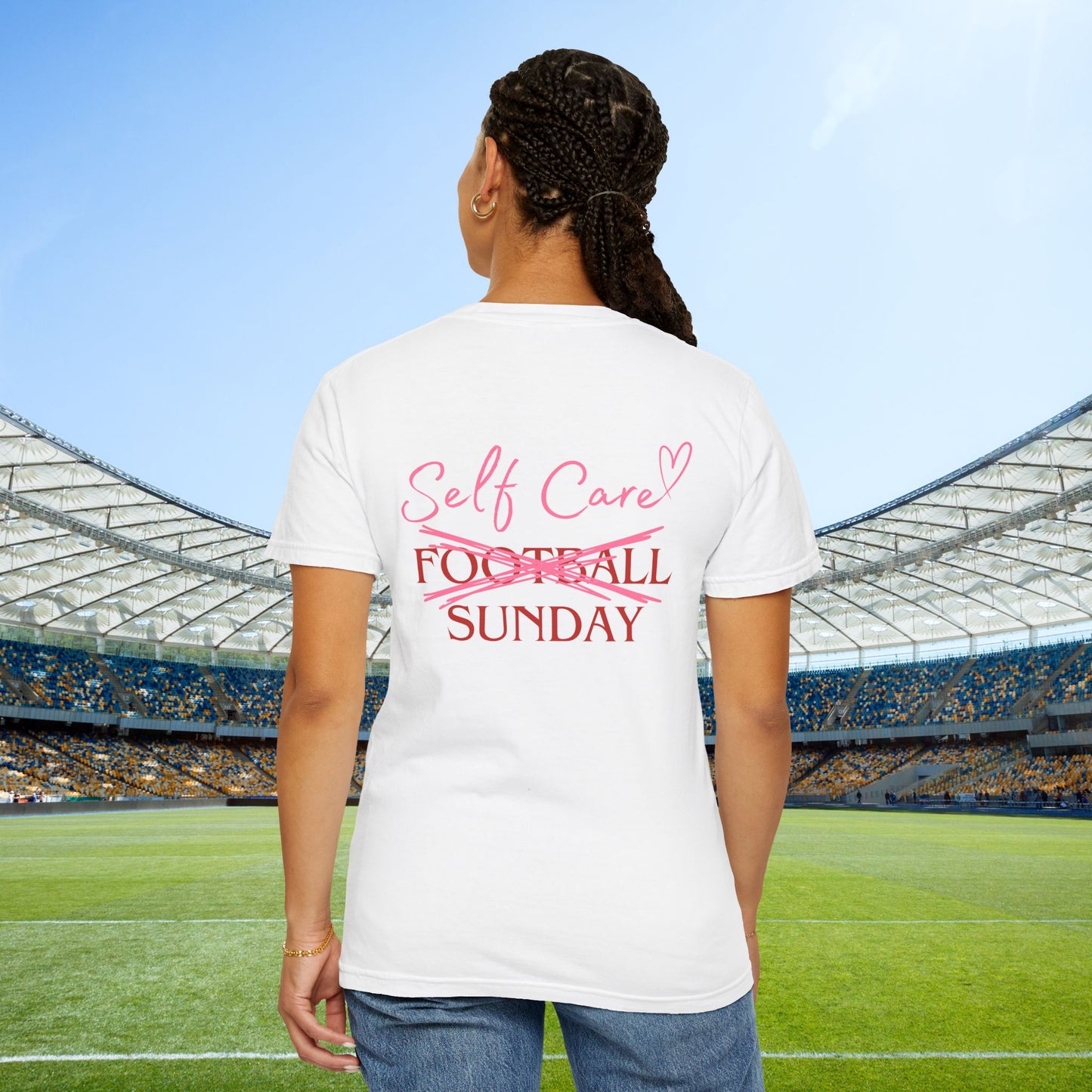 Self Care Sunday T-shirt, Football Sunday Shirt, Gifts for Her, Funny Shirt