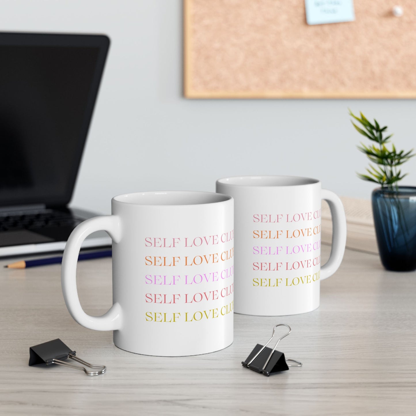 Self Love Club Mug (11oz or 15oz), Gifts for Her, Self Care Gift, Coffee Mug, Positive Affirmation