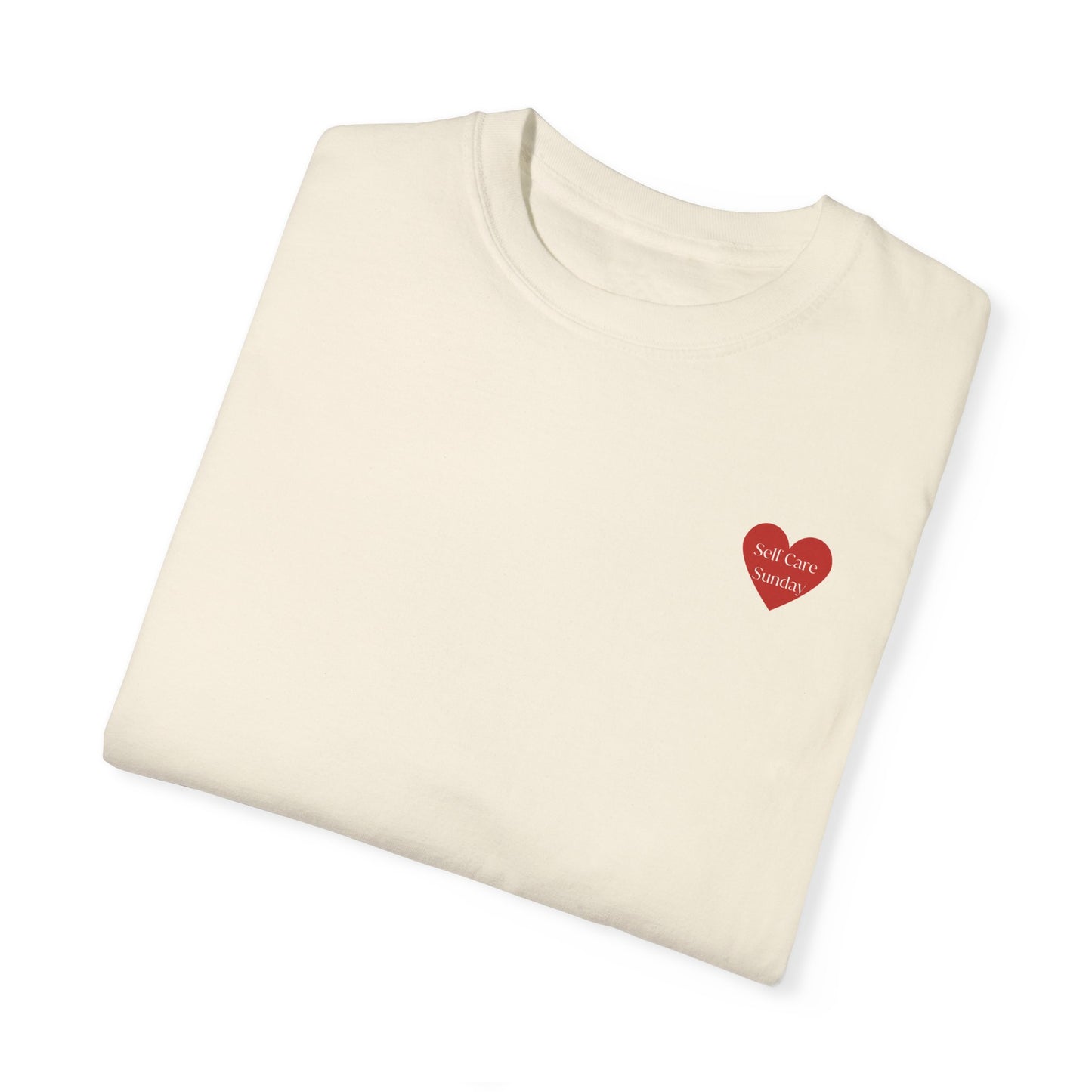 Self Care Sunday Unisex T-Shirt, Comfort Tee, Wellness Apparel, 15 Colors, Mental Health Shirt, Gifts for Her, Self Love Gift