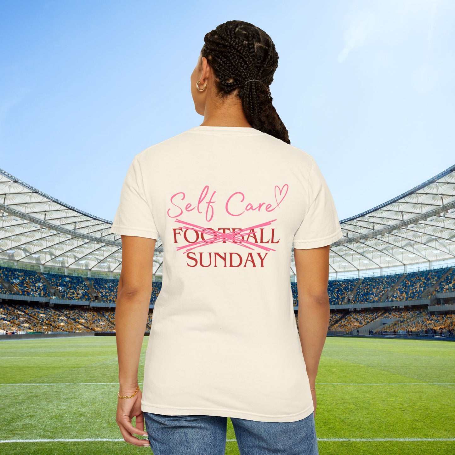 Self Care Sunday T-shirt, Football Sunday Shirt, Gifts for Her, Funny Shirt