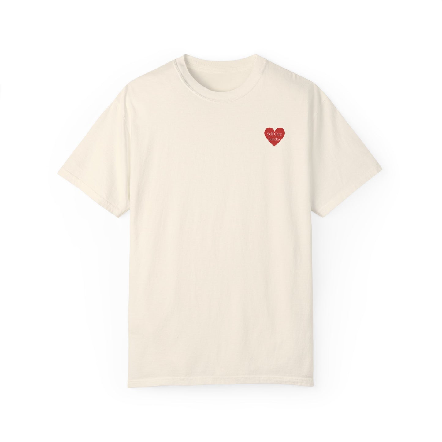 Self Care Sunday Unisex T-Shirt, Comfort Tee, Wellness Apparel, 15 Colors, Mental Health Shirt, Gifts for Her, Self Love Gift